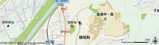 広島県福山市横尾町周辺の地図