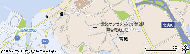 兵庫県淡路市育波641周辺の地図