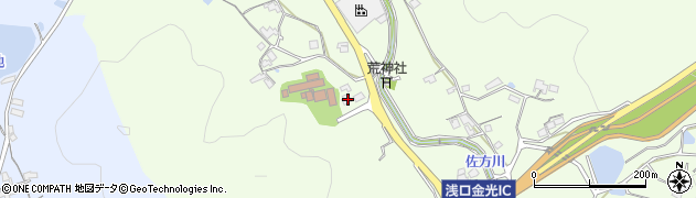 岡山県浅口市金光町佐方2128周辺の地図