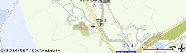 岡山県浅口市金光町佐方2121周辺の地図