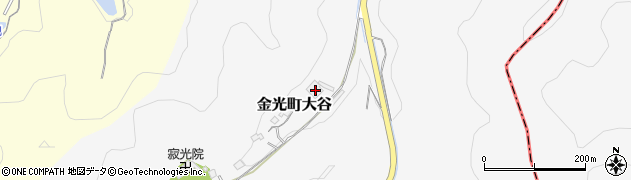 岡山県浅口市金光町大谷1008周辺の地図