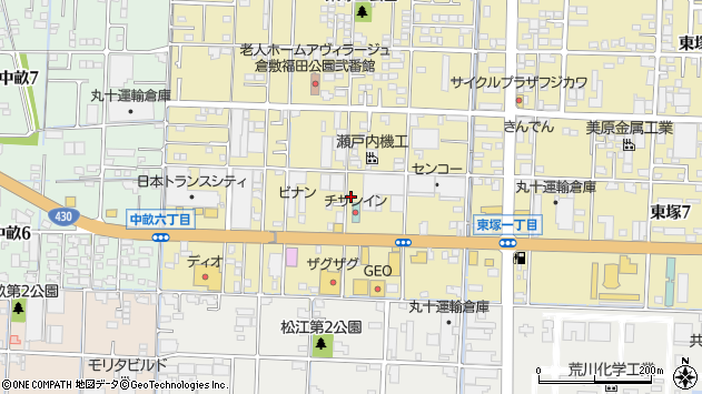 〒712-8044 岡山県倉敷市東塚の地図