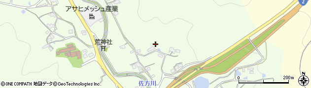 岡山県浅口市金光町佐方2075周辺の地図