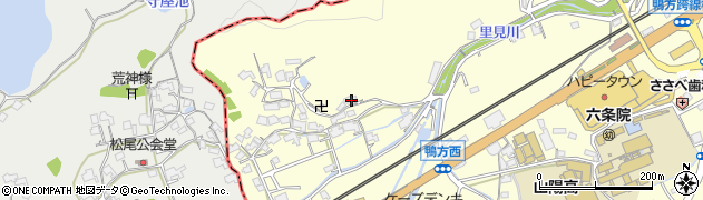 岡山県浅口市鴨方町六条院中1672周辺の地図