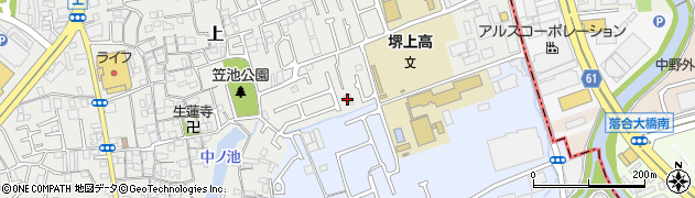 上ひよこ広場周辺の地図