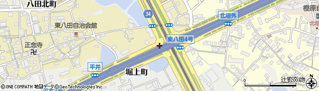 東八田１号周辺の地図