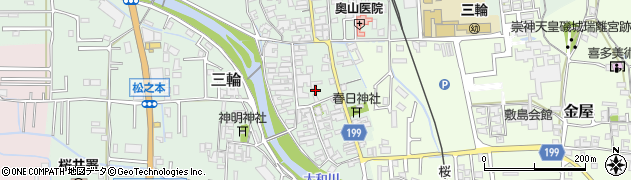 奈良県桜井市三輪469周辺の地図