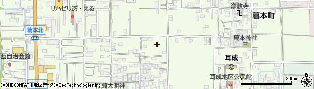 奈良県橿原市葛本町周辺の地図