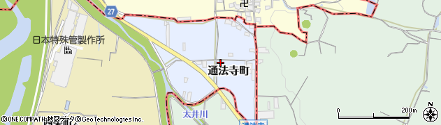 大阪府富田林市通法寺町3787周辺の地図