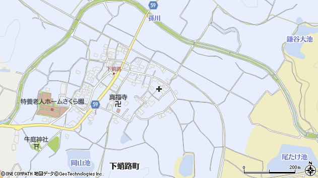 〒519-2142 三重県松阪市下蛸路町の地図