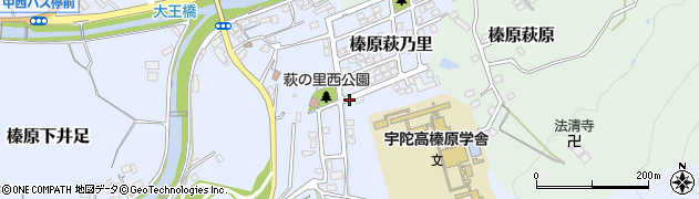 奈良県宇陀市榛原萩乃里周辺の地図