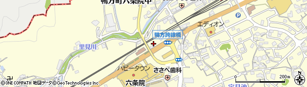 株式会社谷川石材総本店　鴨方店周辺の地図