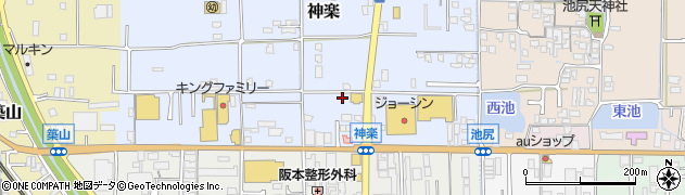 きんのぶた高田神楽店周辺の地図