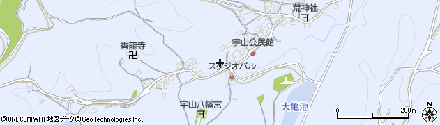 広島県福山市春日町（宇山）周辺の地図
