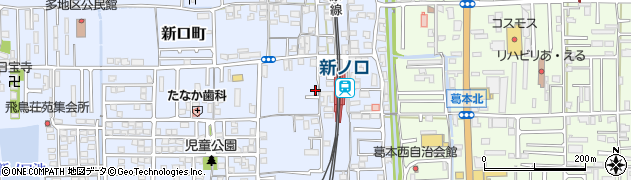 奈良県橿原市新口町140周辺の地図
