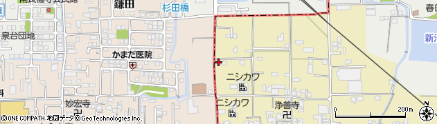 奈良県大和高田市野口394周辺の地図