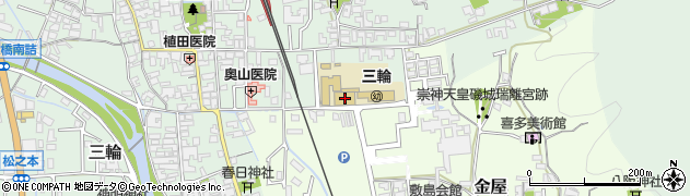 奈良県桜井市三輪251周辺の地図