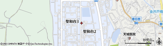 大阪府太子町（南河内郡）聖和台周辺の地図