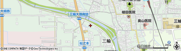 奈良県桜井市三輪655周辺の地図