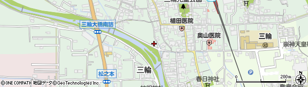 奈良県桜井市三輪572周辺の地図