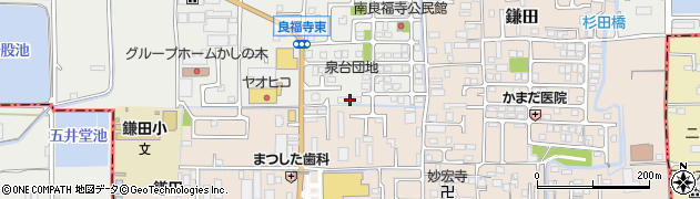 奈良県香芝市良福寺62周辺の地図