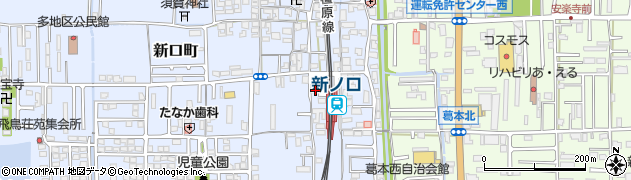 奈良県橿原市新口町125周辺の地図