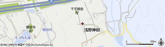 兵庫県淡路市浅野神田174周辺の地図