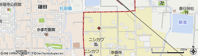 奈良県大和高田市野口384周辺の地図