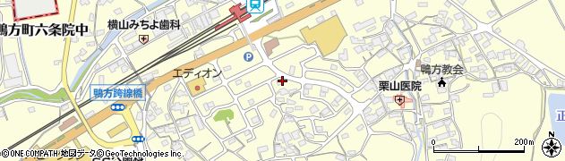岡山県浅口市鴨方町六条院中8044-1周辺の地図