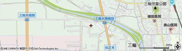 奈良県桜井市三輪679周辺の地図