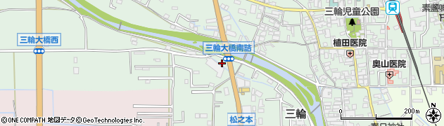 奈良県桜井市三輪672周辺の地図