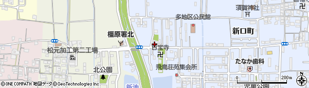 田中ガラス橿原支店周辺の地図