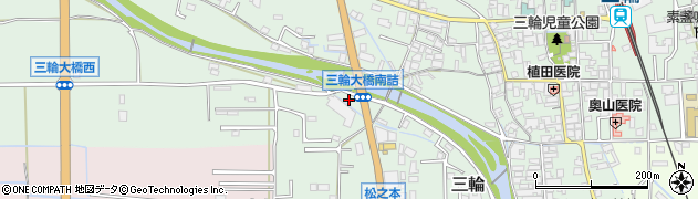 奈良県桜井市三輪674周辺の地図