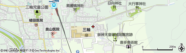 奈良県桜井市三輪238周辺の地図