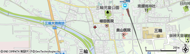奈良県桜井市三輪504周辺の地図