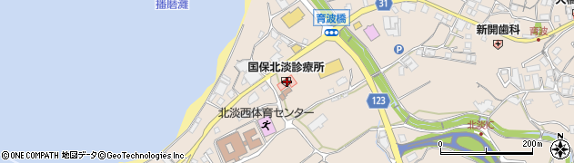 兵庫県淡路市育波480周辺の地図
