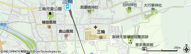 奈良県桜井市三輪253周辺の地図