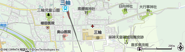 奈良県桜井市三輪254周辺の地図