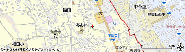 福田しまかんぎく広場周辺の地図