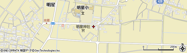 明和町役場　曙幼稚園周辺の地図