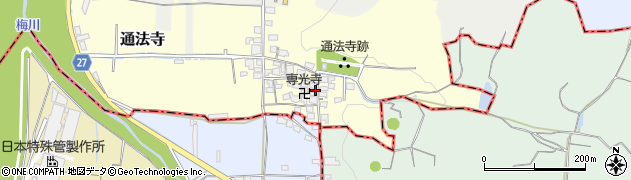 大阪府羽曳野市通法寺82周辺の地図