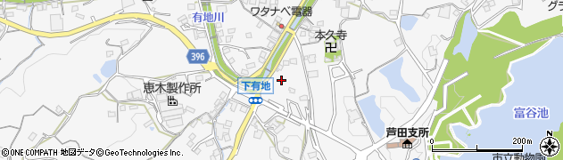 広島県福山市芦田町周辺の地図