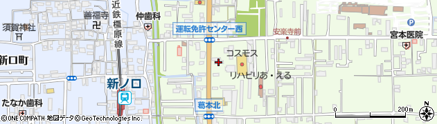 金太郎　奈良橿原国道２４号店周辺の地図