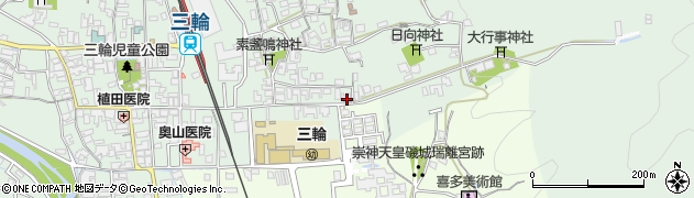 奈良県桜井市三輪268周辺の地図