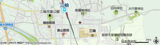 奈良県桜井市三輪321周辺の地図