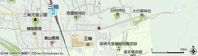 奈良県桜井市三輪269周辺の地図