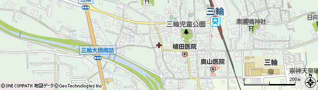 奈良県桜井市三輪567周辺の地図