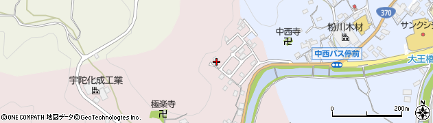 白樺台団地周辺の地図
