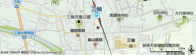 奈良県桜井市三輪356周辺の地図