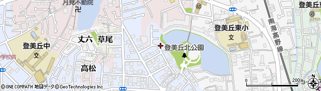 大美野アロエ広場周辺の地図